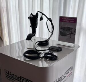 HandyTech acceleration control unit on display