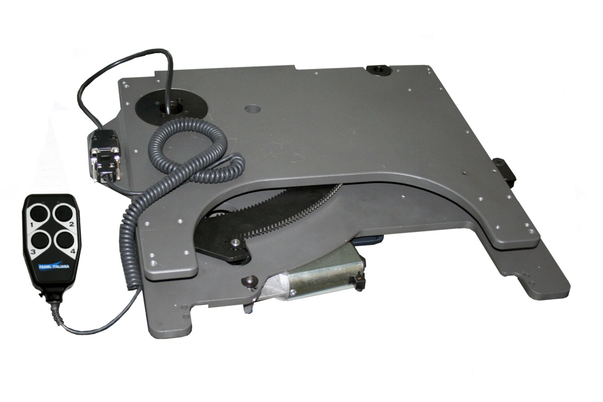 Elap E-Motion powered swivel seat base with hand-held controller