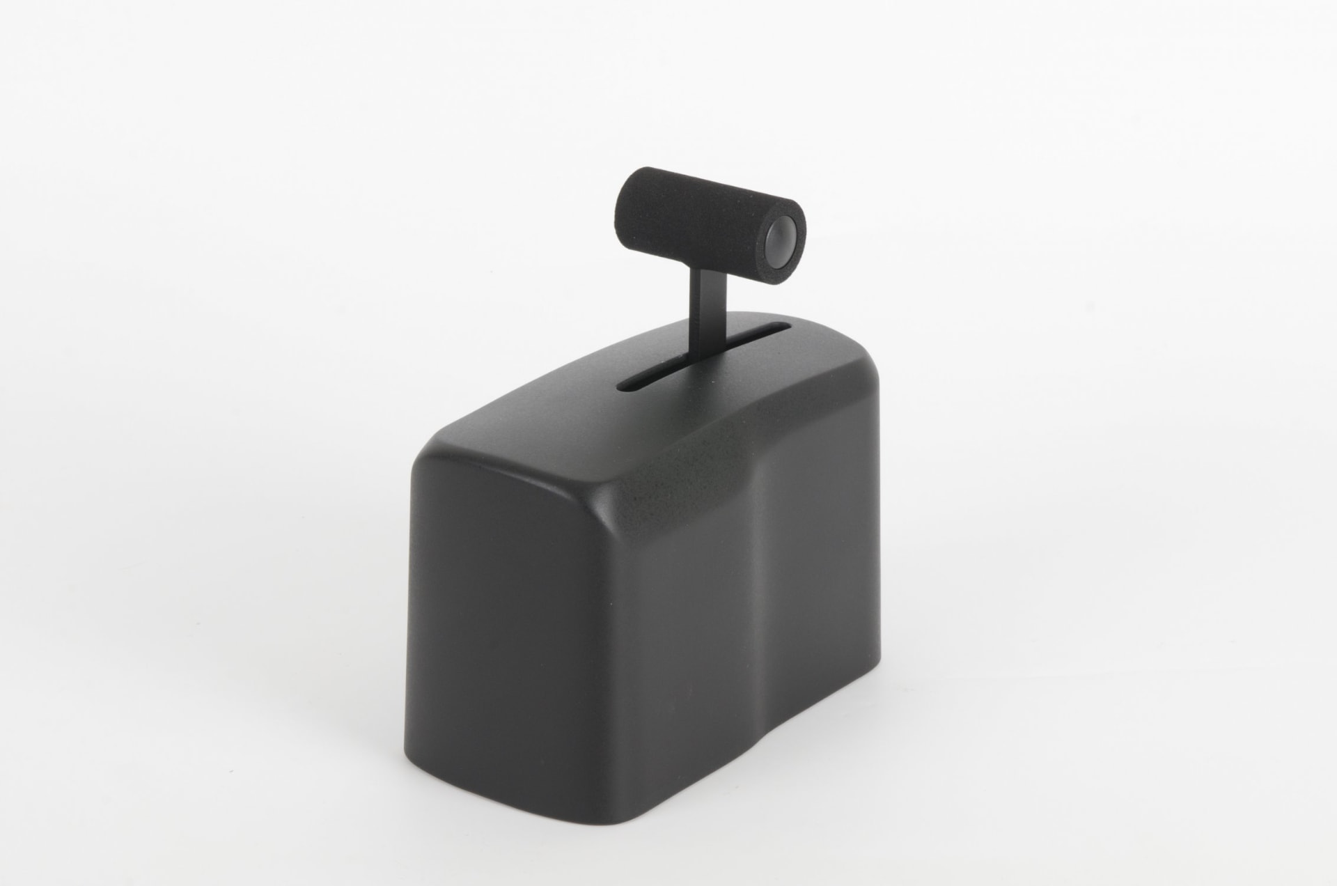 Bever gas/brake lever unit with foam grip on its black housing