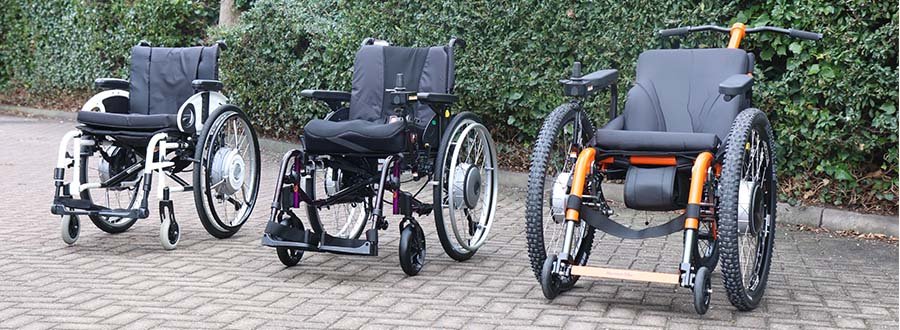 The SD Motion Assist, Drive and Trike systems together