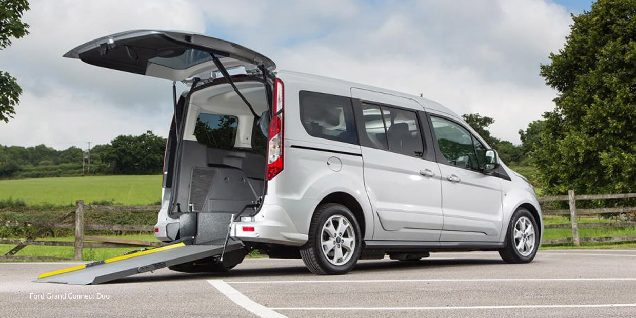 Ford Connect Tourneo with rear wheelchair access