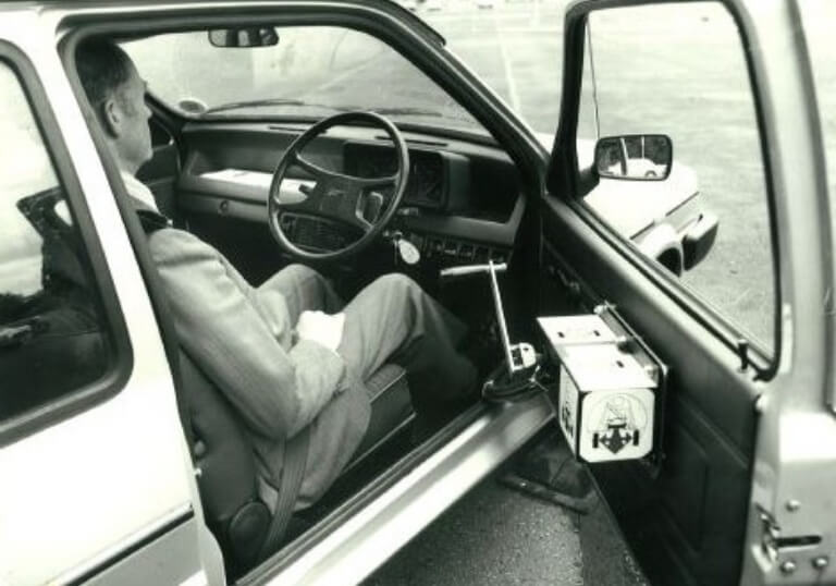 SDL's original joystick steering controls in use