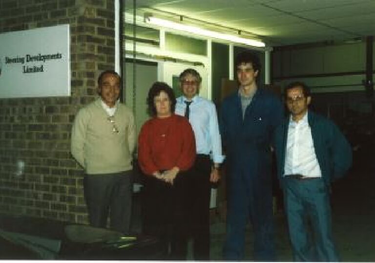 Some of our staff from many years ago