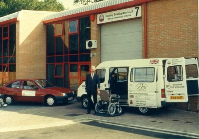 Showing off our demonstrator vehicles, lifts and wheelchairs