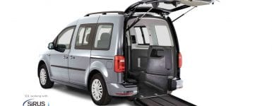 VW Caddy drive from wheelchair crear access